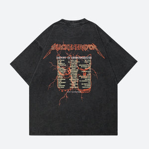 Black Energy Cat Band Tee