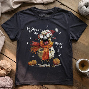 Fa-la-la Knitting Sheep T-shirt