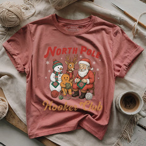 North Pole Crochet Club T-shirt