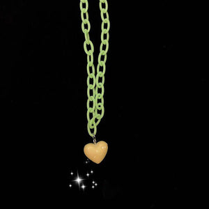 Pastel Phase Heart Necklace