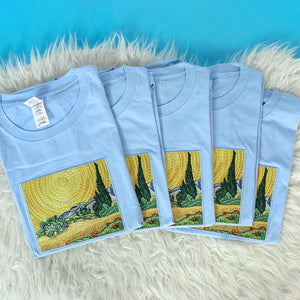 Wheat Field with Cypresses Tee