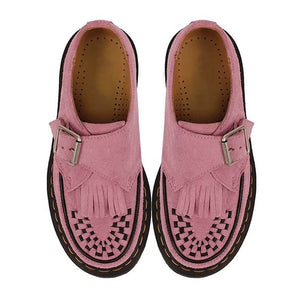 Self Made Fringe Suede Loafers