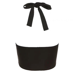 Bow Heart Halter Top