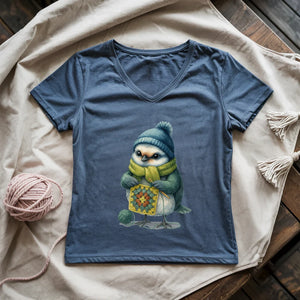 Hooker Bird Lady V-neck