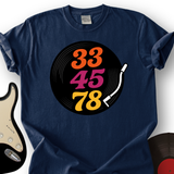 33-45-78 Record T-Shirt