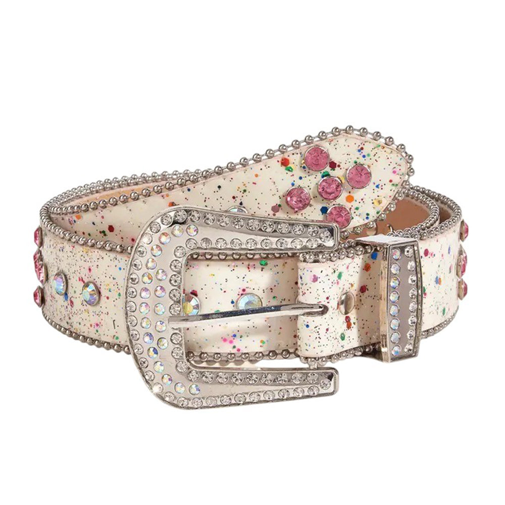 Early 2000s Rhinestone Buckle Belt