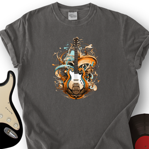Guitar Steampunk T-Shirt
