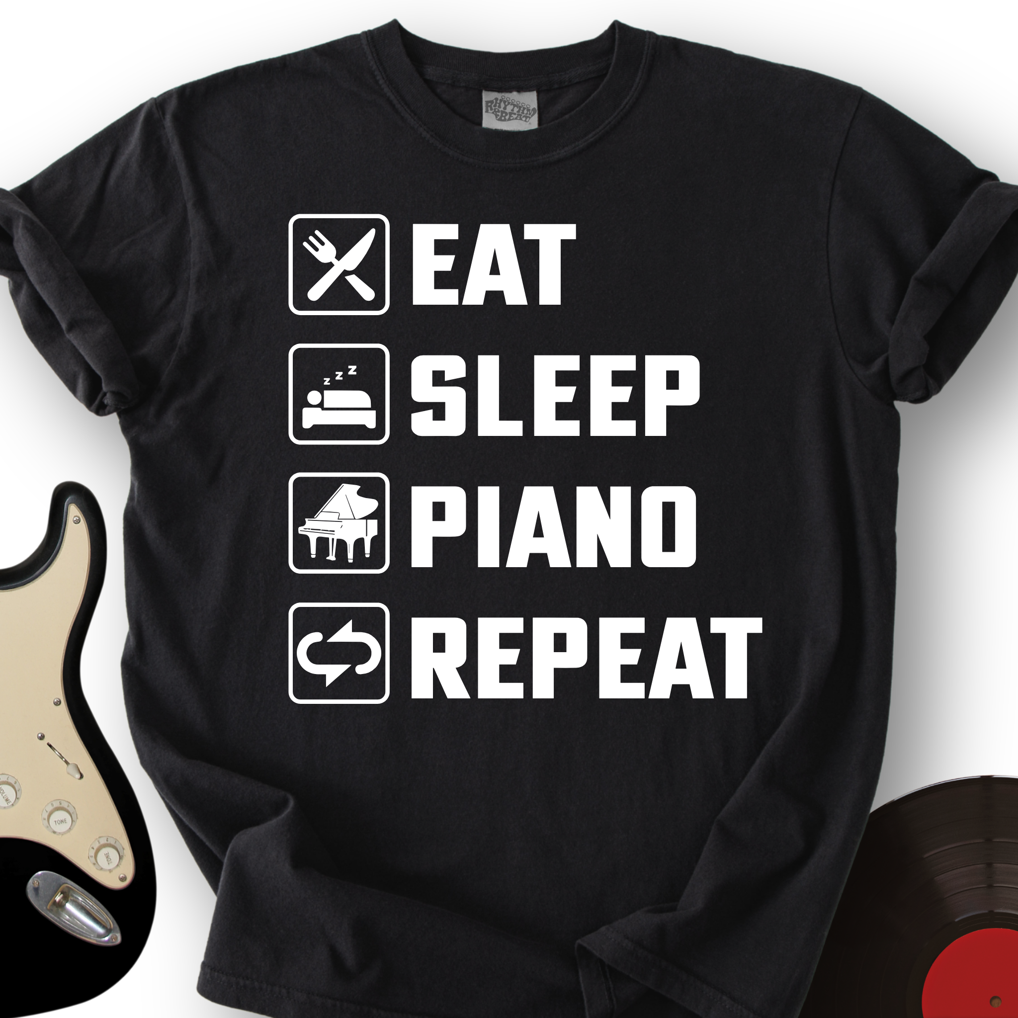 Eat, Sleep, Piano, Repeat T-Shirt