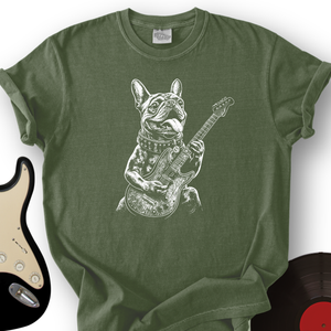 French Bulldog Guitar T-Shirt