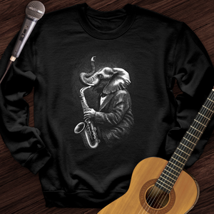 Elephant Saxophone Crewneck
