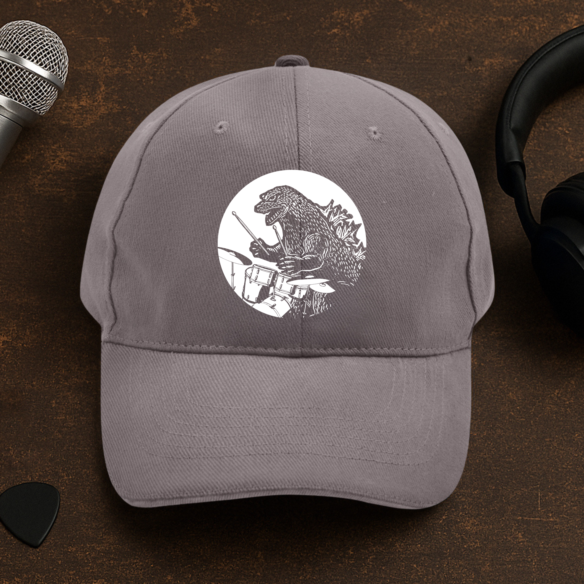 Dinosaur Guitar Cap