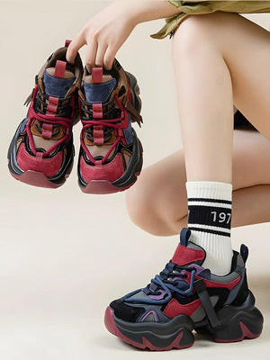 Color Block Platform Sneakers
