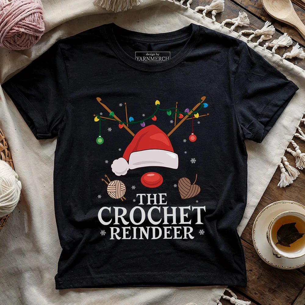 Crochet Reindeer T-shirt
