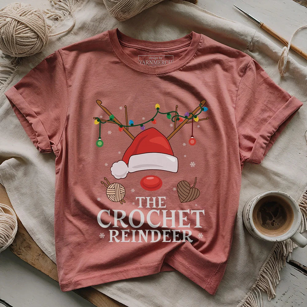 Crochet Reindeer T-shirt