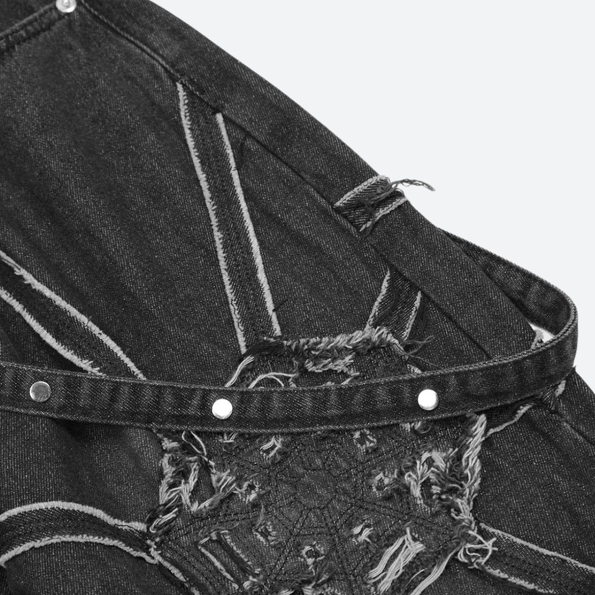 Cyberpunk Patchwork Jeans