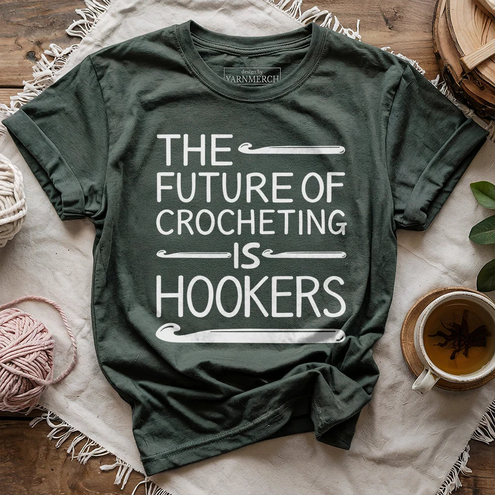 Future Of Crocheting T-shirt
