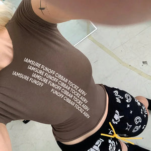 Graphic Printed Slim Fit Top