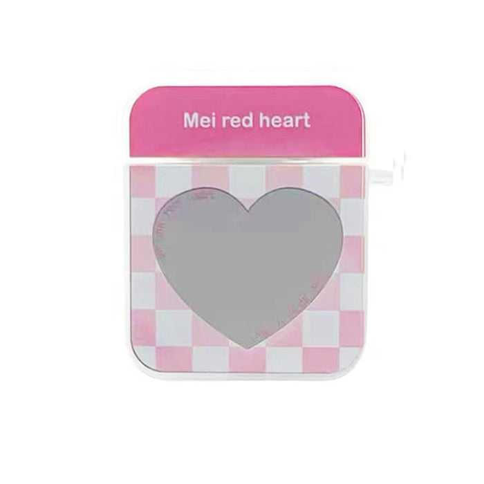 Heart Check Pattern AirPods Case