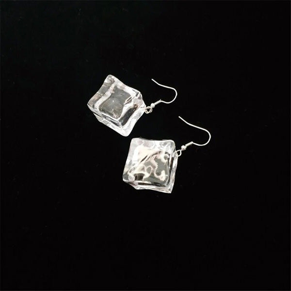 Ice Cube Drop Earrings