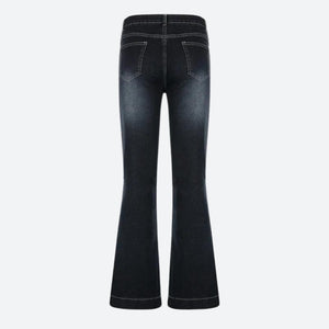 Low Rise Flare Denim Jeans