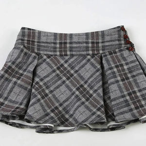 Low Rise Mini Skirt