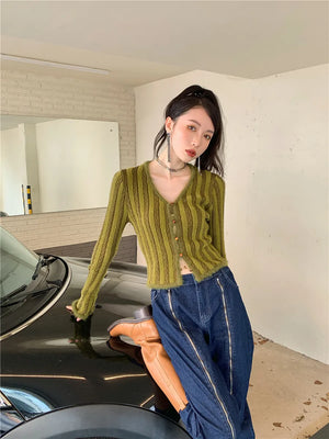 Olive Cardigan