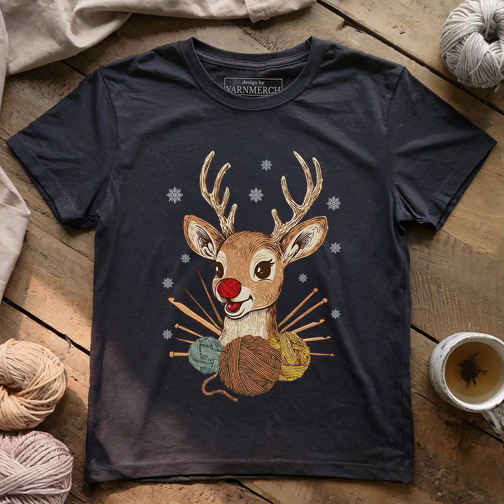 Red Nose Yarndeer T-shirt