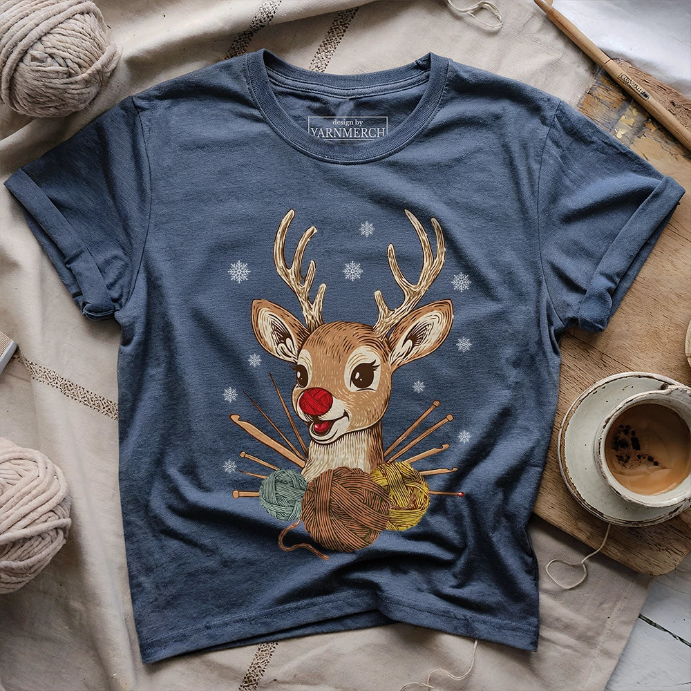 Red Nose Yarndeer T-shirt