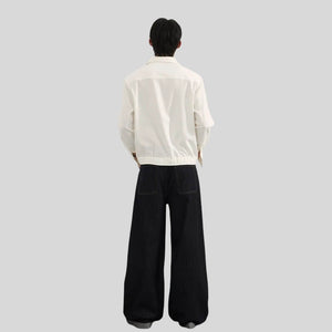 Side Stripe Wide Jeans