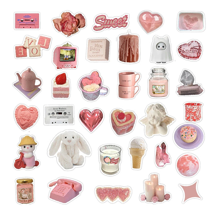 Soft Girl Aesthetic Sticker Pack