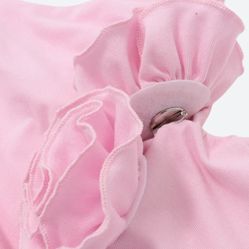 Soft Girl Floral Halter Top