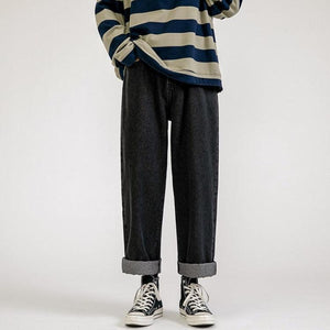 Straight Leg Mid Rise Baggy Jeans