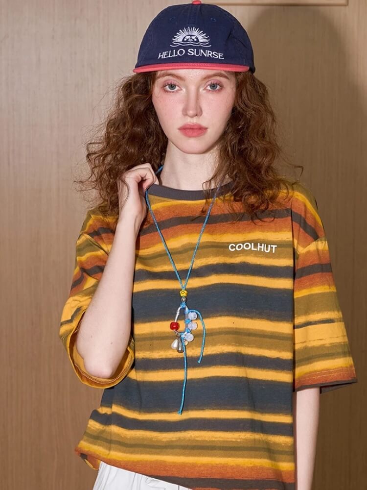 Striped Oversized Tee