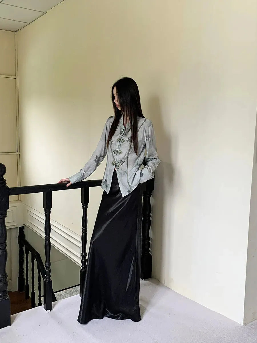 Vintage Floral Saddle Buckle Shirt