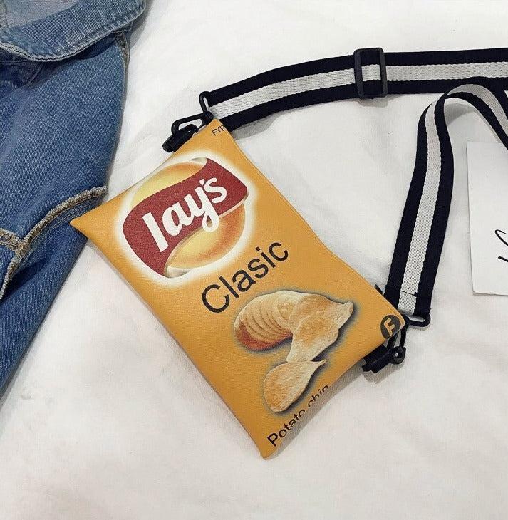 Weirdcore Chips Crossbody Bag