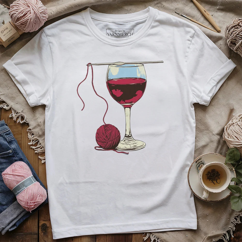 Wine And Yarn T-shirt