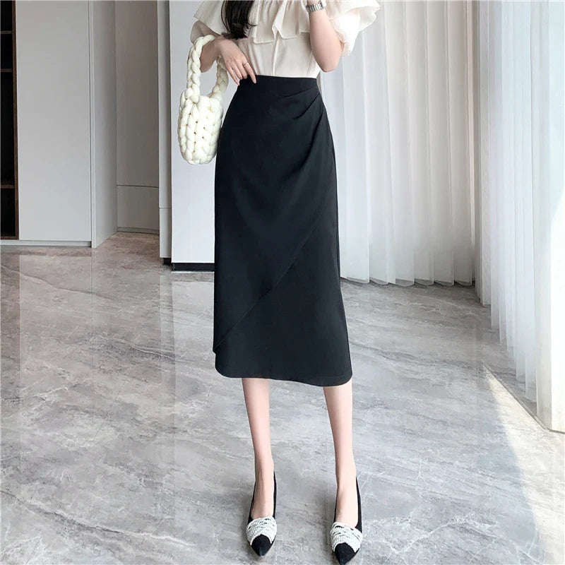 Wrap Midi Skirt