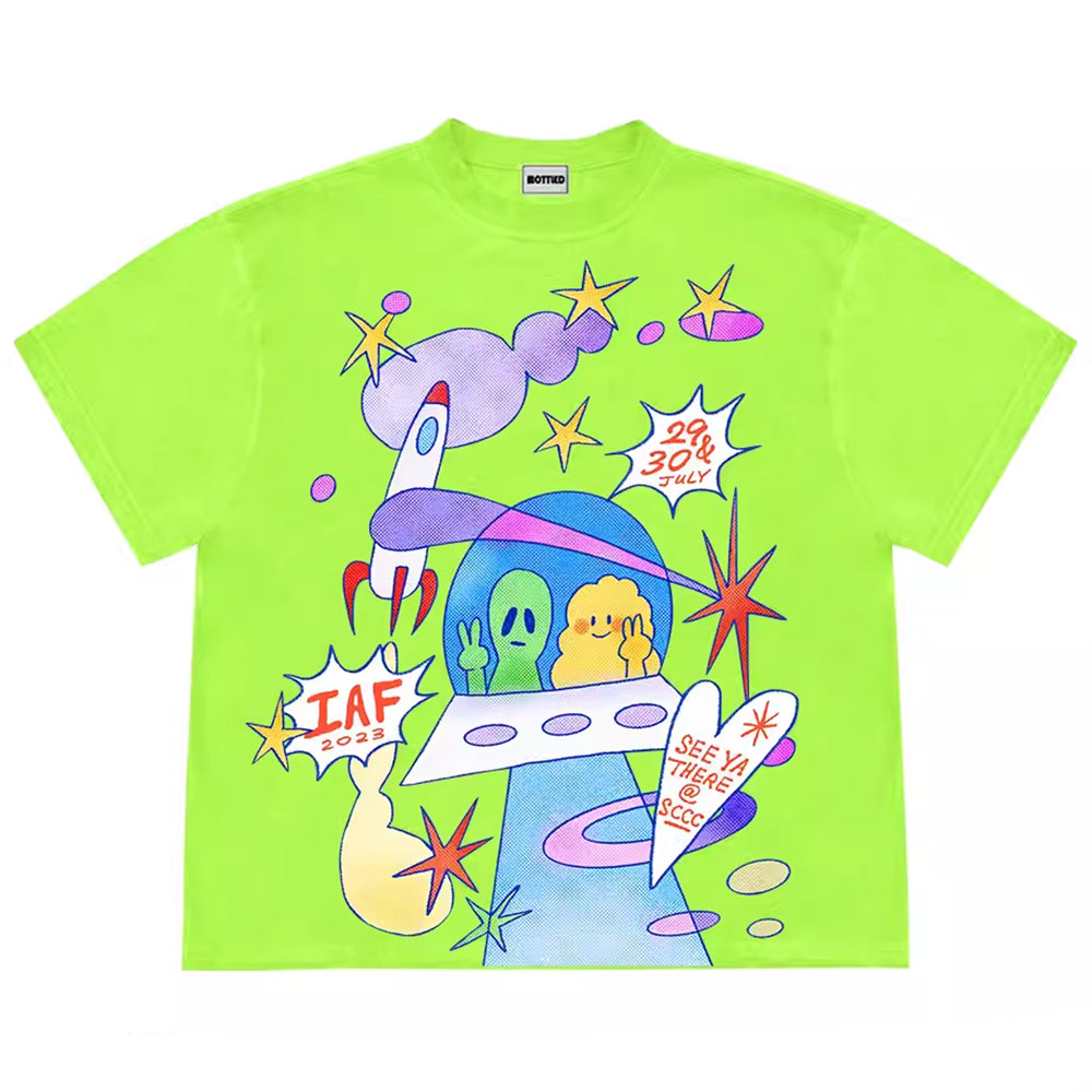 Alien Aesthetic Graphic T-Shirt