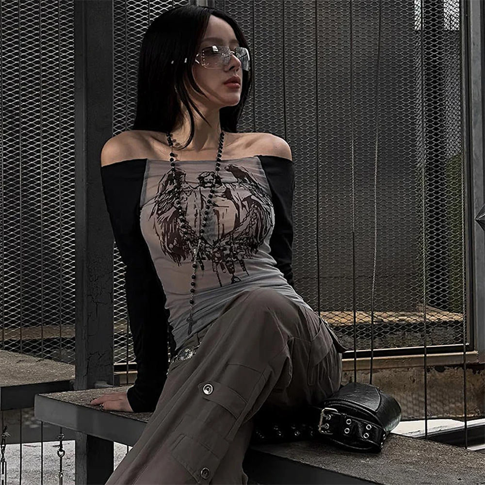 Angel Wings Long Sleeve Top