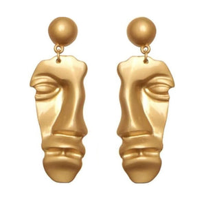 Artsy Face Vintage Aesthetic Earrings