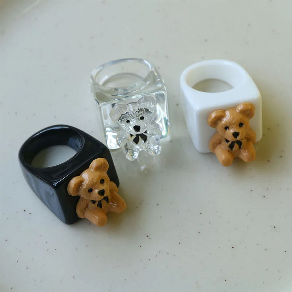 Bear Chunky Ring