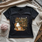 Boo Yarn Lady V-neck