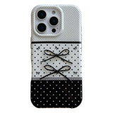 Black & White Coquette iPhone Case
