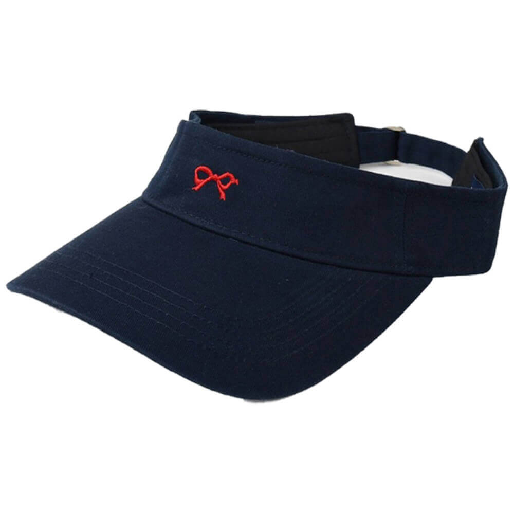 Bow Embroidery Tennis Visor