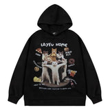 Cat Squad Oversized Hoodie