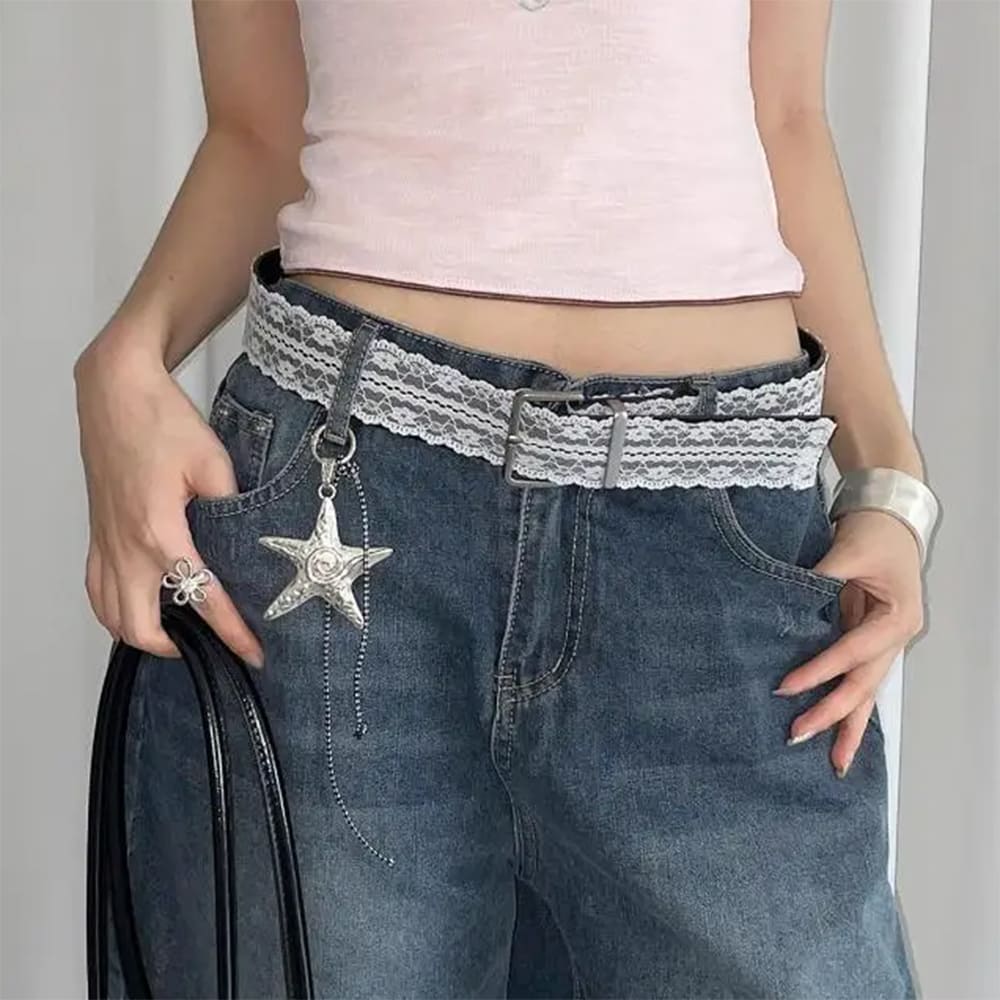 Coquette Girl Lace Belt