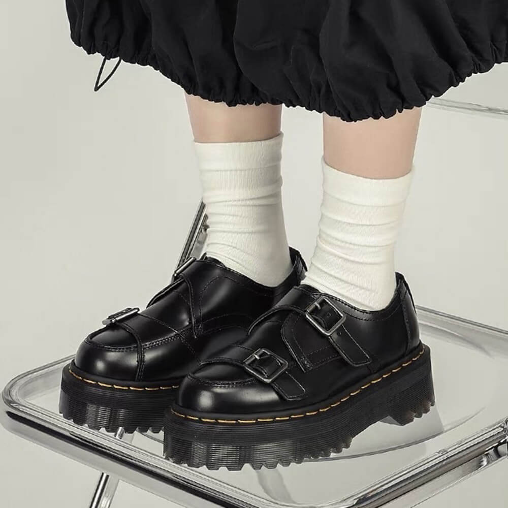 Personal Growth Buckle Shoes