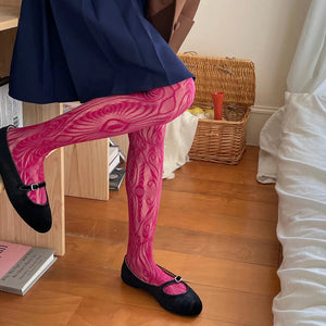 Geometric Pattern Tights