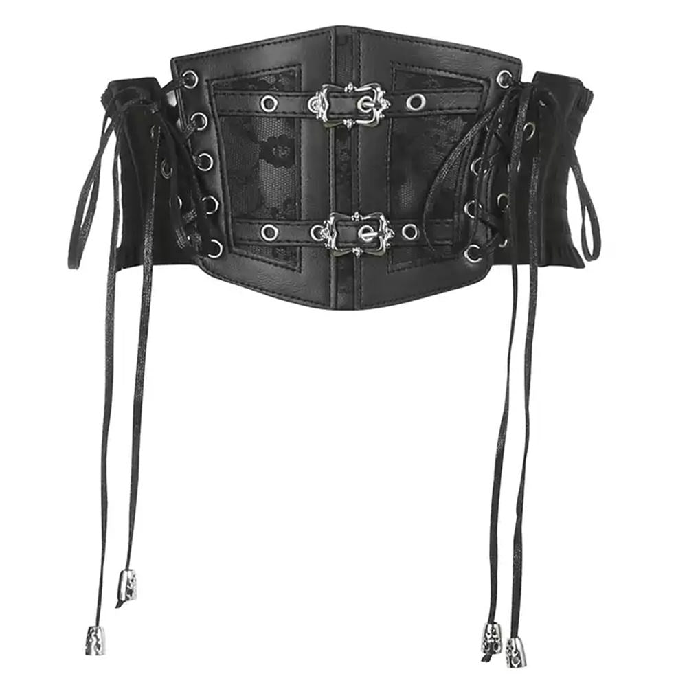 Gothic Aesthetic Leather Corset