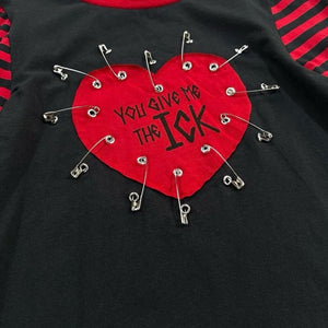 Heartbreaker Striped Sleeve Top